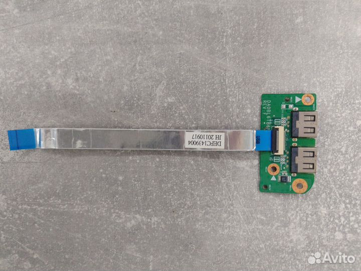 Плата USB DA0BL6TB6F0 toshiba satellite L755D