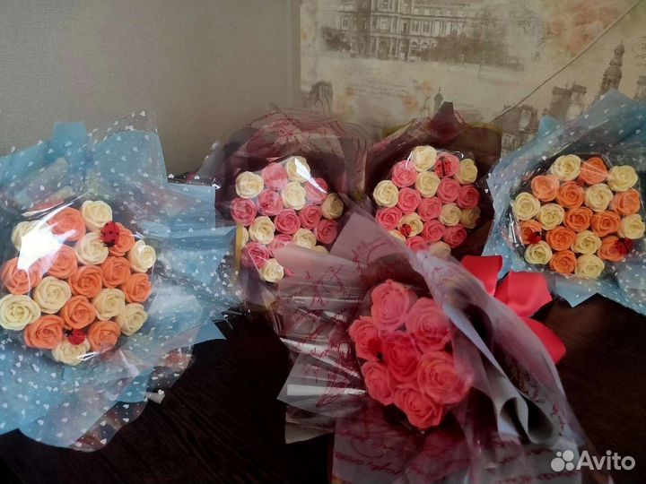 Букеты из Шоколадных роз