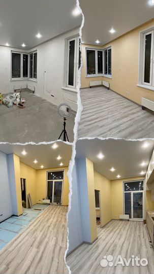 Поклейка обоев/линолеум, ламинат, кварц винил