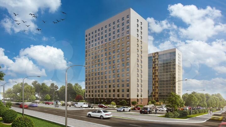 3-к. квартира, 48,5 м², 14/17 эт.