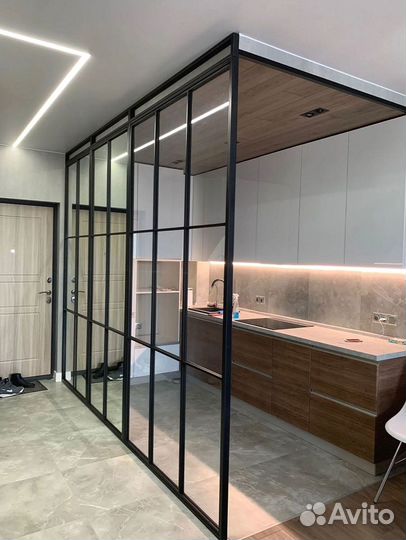 Перегородка межкомнатная для зонирования комнаты