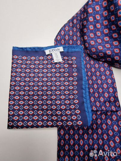 Крутой сет: шелковый шарф Eton и платок паше