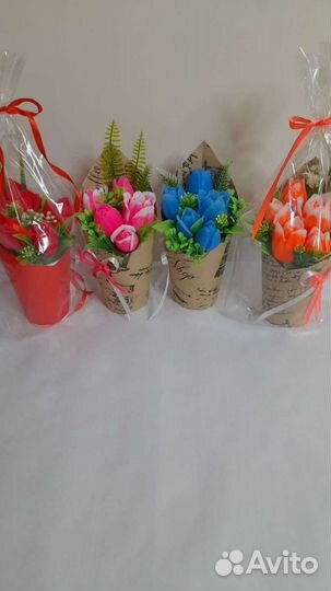 Букеты из мыла ручной работы