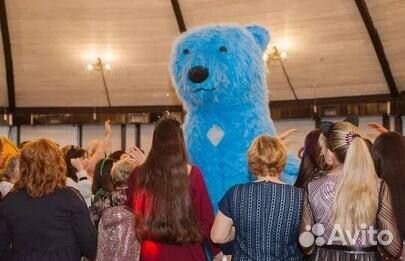 Костюм Голубой мишка Ростовая кукла