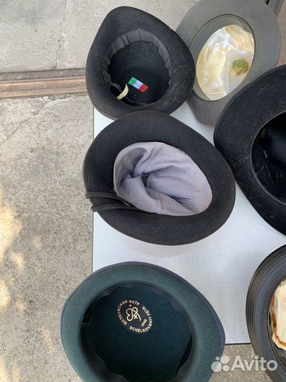 Винтажная мужская фетровая шляпа