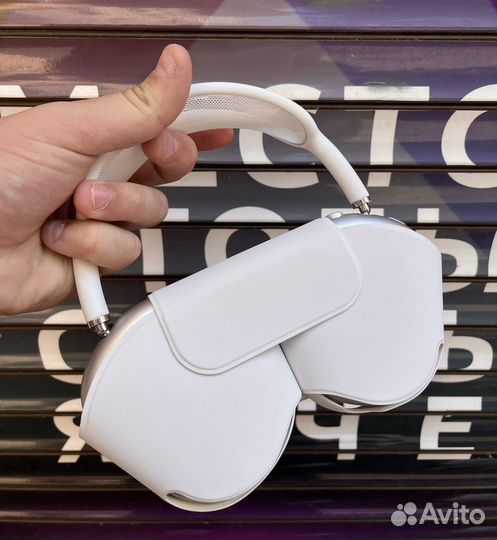 AirPods Max lux кaчествo,ростест, белые