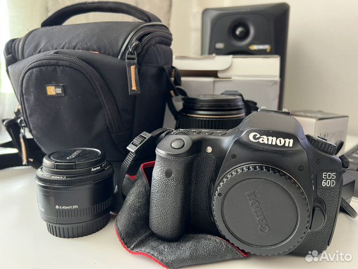 Canon 60d + 2 объектива. Пробег 6936