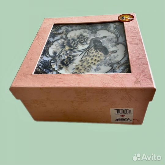 Набор чашка с блюдцем и ложкой