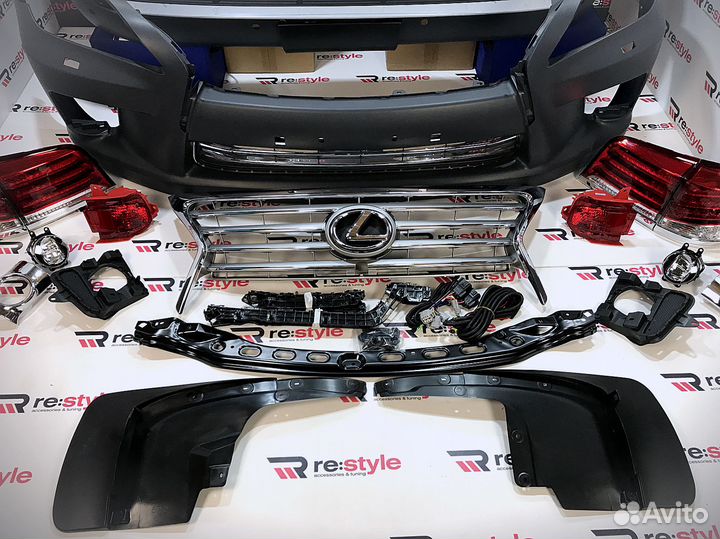 Рестайлинг Lexus LX570 c 07-12г в 12-15г GBT
