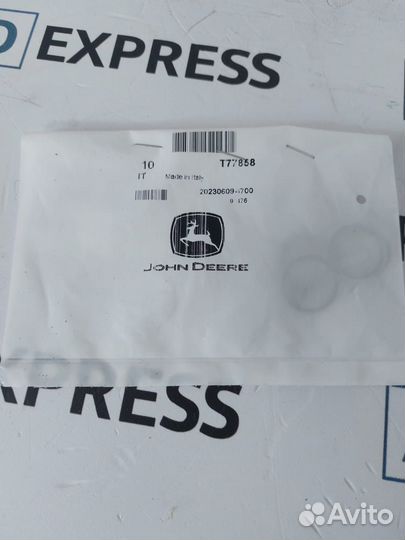 T77858 Уплотнительное кольцо. Оригинал John Deere