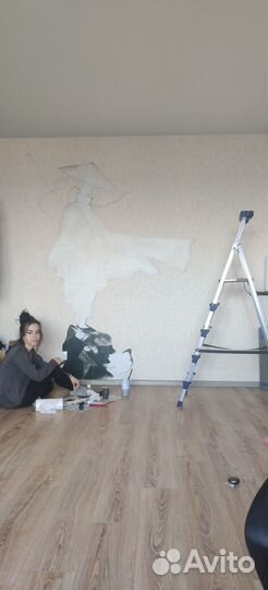 Художник роспись стен одежды мебели