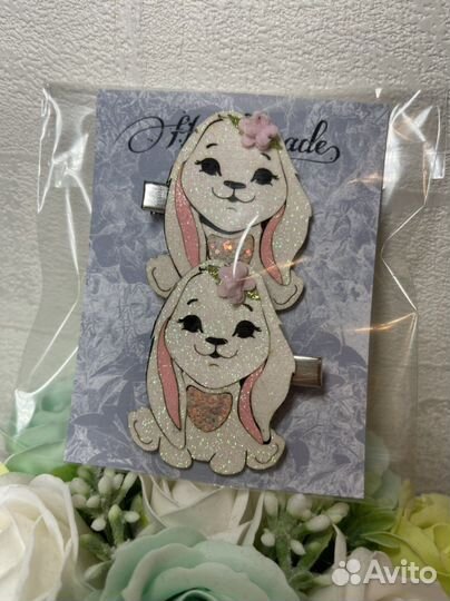 Заколочки зайки