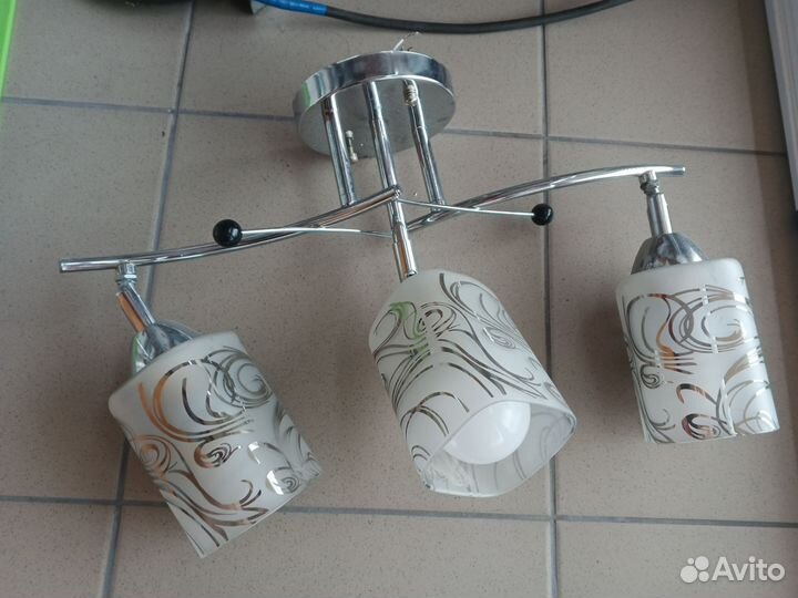 Люстра потолочная бу