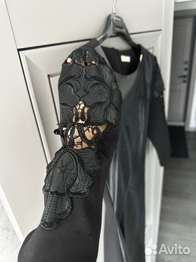 Новое Вечернее платье 44-46 кожаное