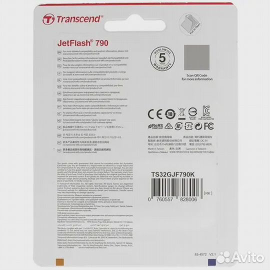 USB-флеш-накопитель Transcend TS32GJF790K