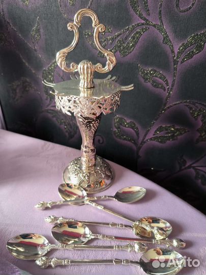 Чайные ложки на подставке. Германия