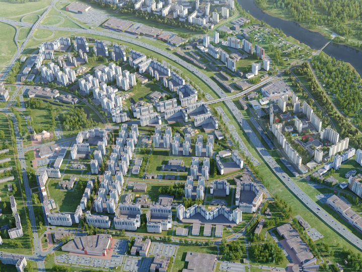 2-к. квартира, 55,3 м², 11/21 эт.