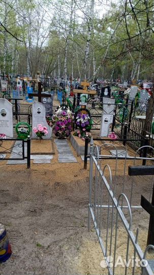 Уборка могил, уст. памятников, укладка плитки и др
