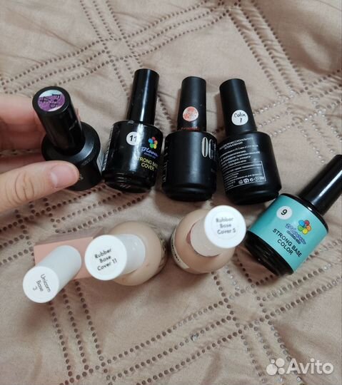 Цветная база для ногтей