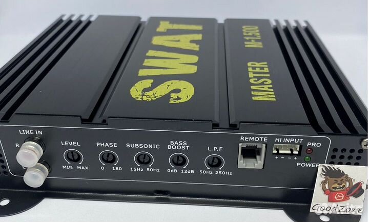 Автомобильный усилитель swat M-1.500 1 канал