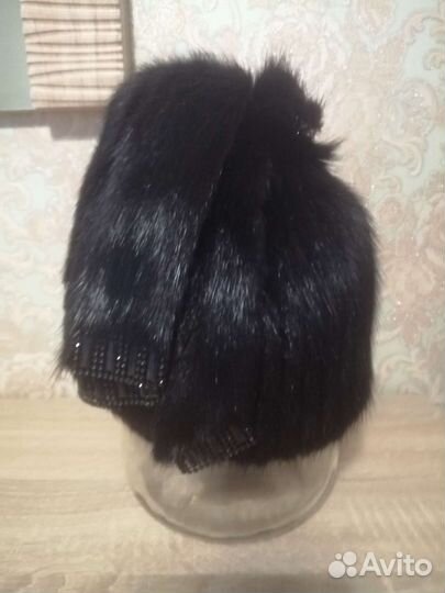 Шапка норковая женская