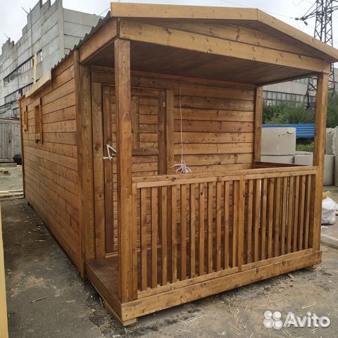 Баня 2.4м на 5м с крыльцом каркасная