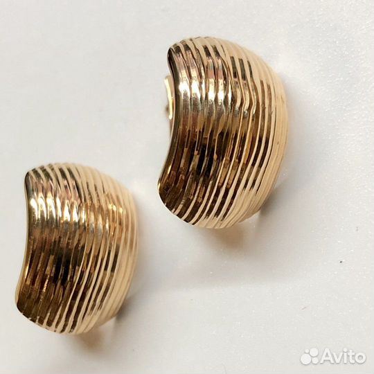 Золотые серьги 585 пробы