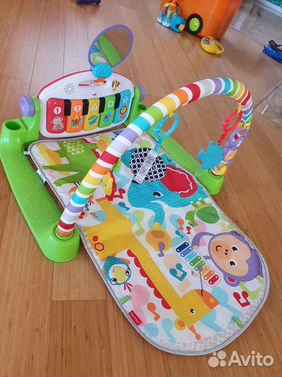 Пианино fisher price развивающий коврик