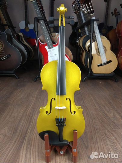 Новая Скрипка antonio lavazza VL-20 YW 1/2 жёлтая