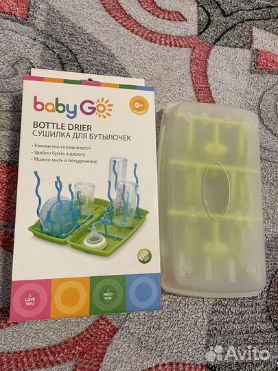 Сушилка для детских бутылочек и сосок happy baby