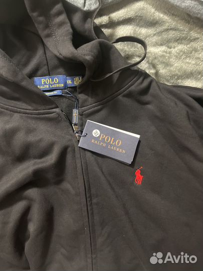 Зип худи polo ralf lauren черная