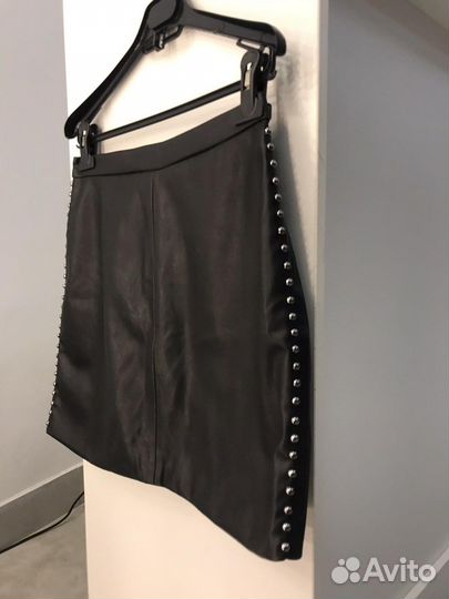Кожаная юбка