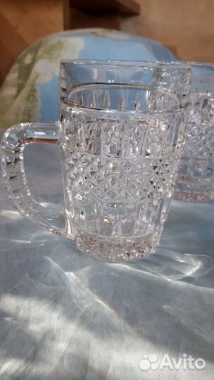 Пивные кружки хрусталь. Богемия