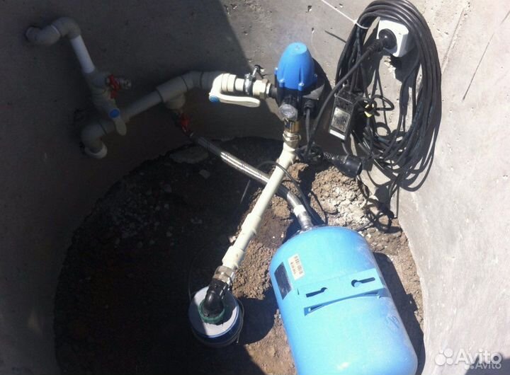 Ремонт и чистка скважин, замена насоса