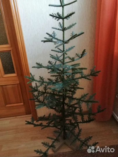 Елка искусственная СССР, винтаж 1,6м