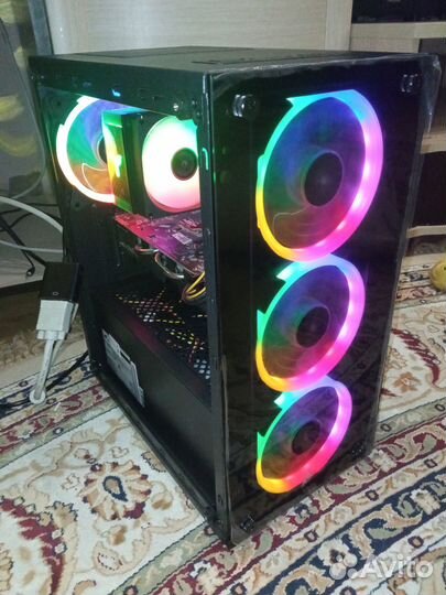 Пк для игр i3-12100f/B760pro/2060/16gb/ssd240/hdd4