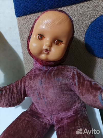 Кукла пупс набивной СССР