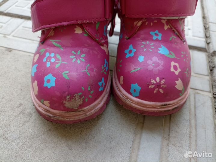 Ботинки демисезонные для девочки 21