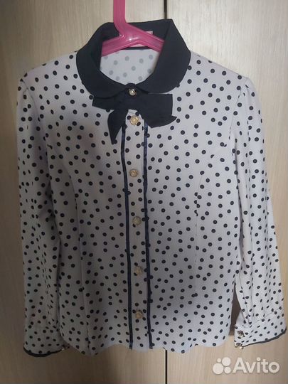 Блузка школьная 128