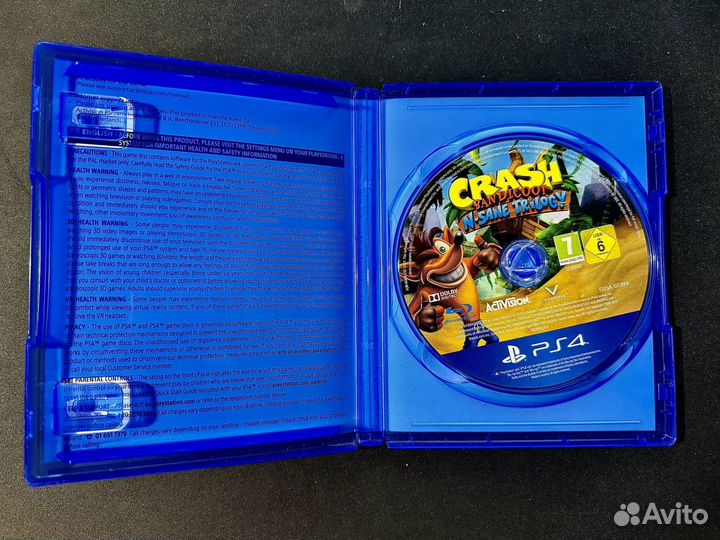 Crash Bandicoot N Sane Trilogy ps4