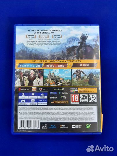 PS4 The Witcher 3 goty (Продажа/Обмен)
