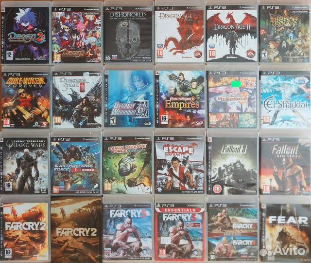 Игры ps3 A-G Playstation 3 диски ps3 пс3