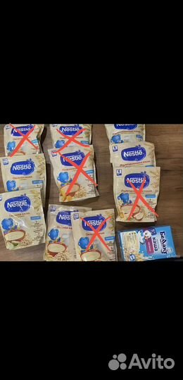 Молочные каши нестле