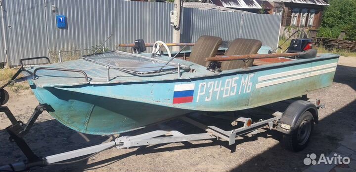 Лодка Воронеж,Tohatsu M30A4EPS,прицеп мзса