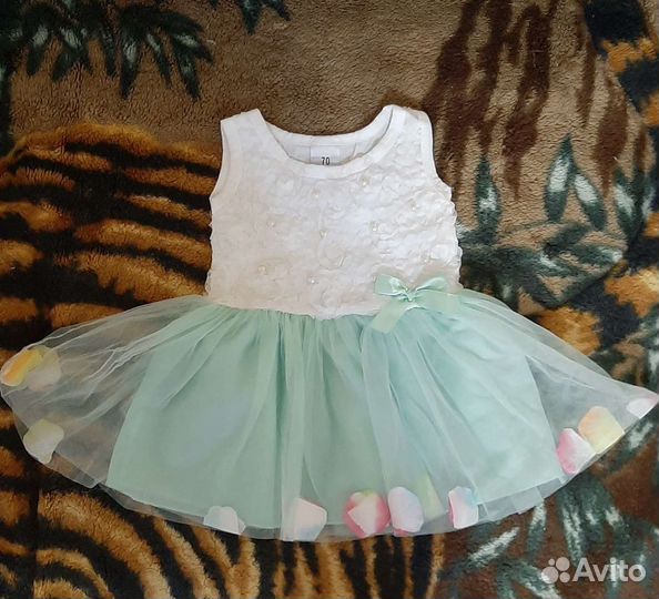 Платье для девочки 74 80