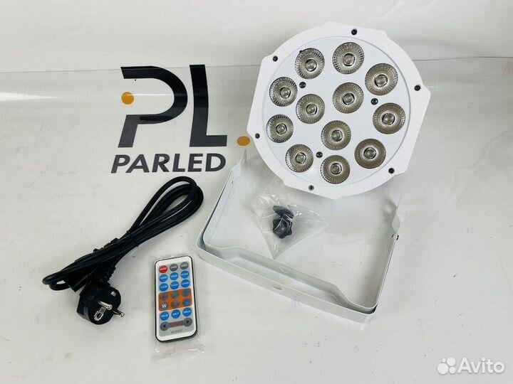 Прожектор Led mini par 12*12w rgbwa+UV (белый)