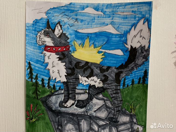 Рисую арты котов и собак на заказ (чит. Опис)