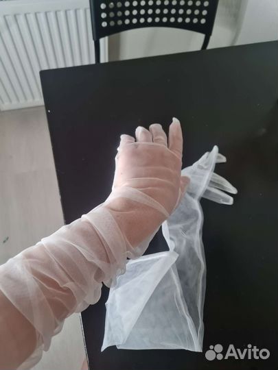 Перчатки свадебные