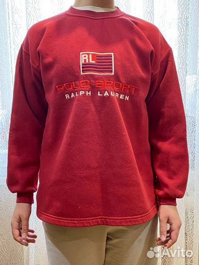 Ralph lauren 90s vintage свитшот