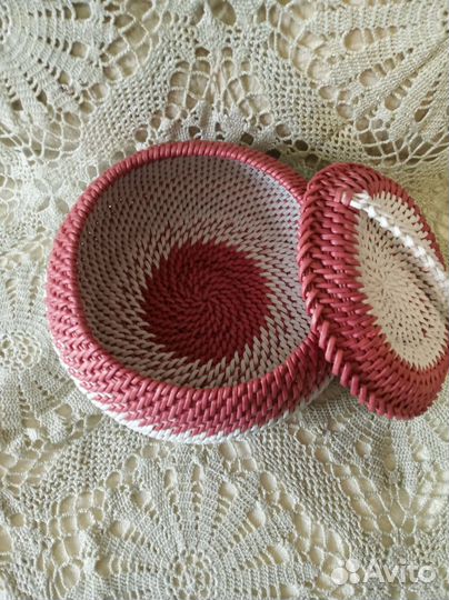 Корзина для хранения с крышкой